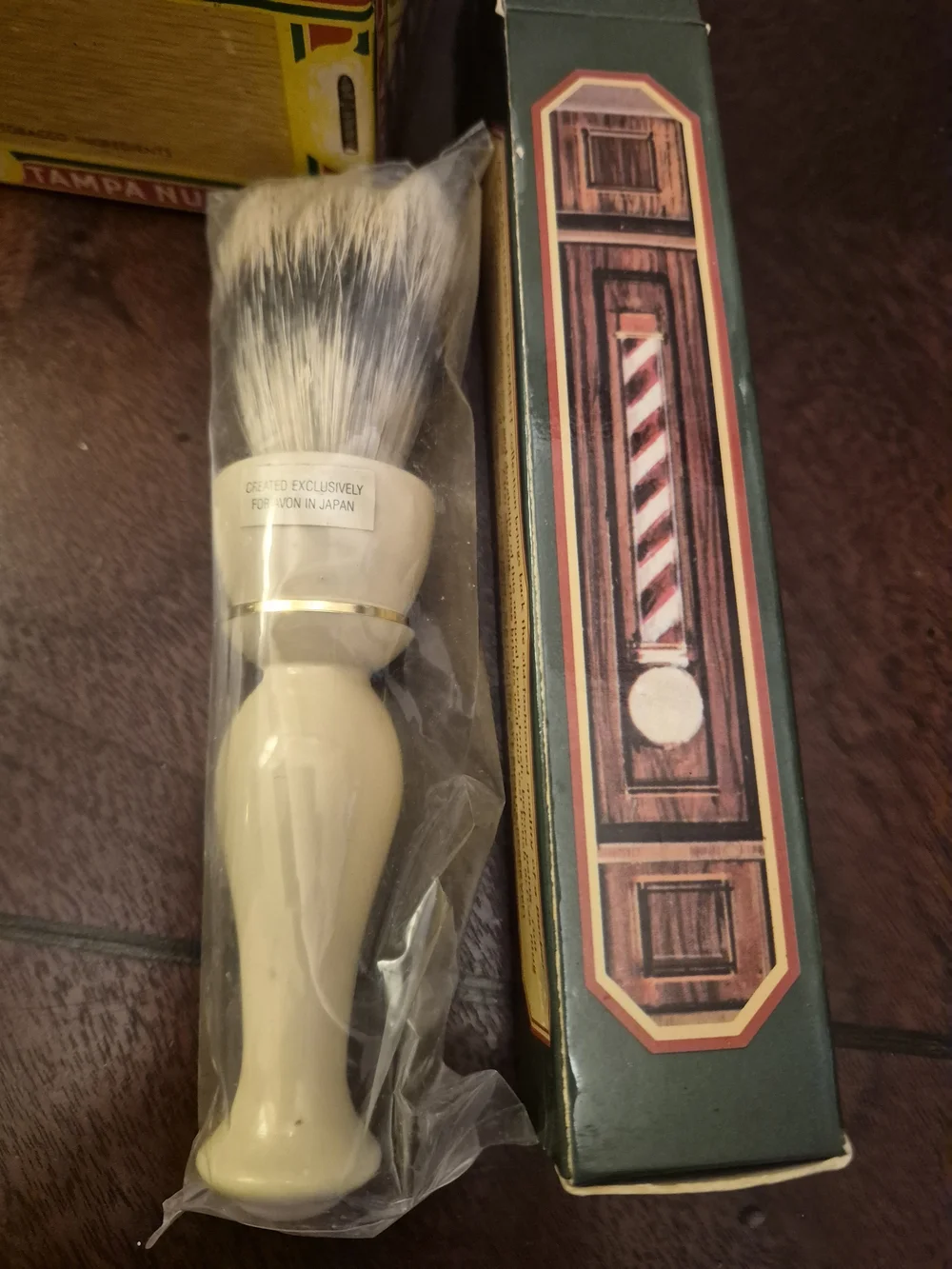 Old Spice White After Shave And Cologne With Ever-ready Brush And Straight Razor
